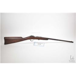 Non-Restricted rifle Winchester model 1900, .22 S, L single shot bolt action, w/ bbl length 18  [Blu