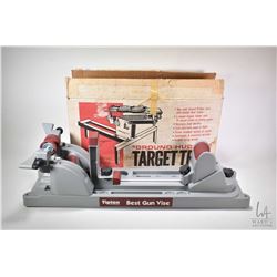 Outers Ground Hugger target trap in original box and a Tipton Best Gun Vise