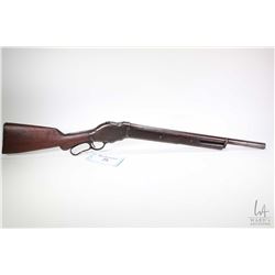 Non-Restricted shotgun Winchester model 1887, 12 Ga lever action, w/ bbl length 21" [Blued barrel an