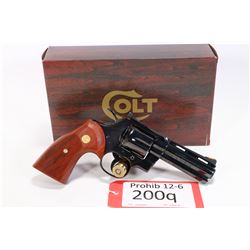 Prohib 12-6 handgun Colt model Python, .357 Mag six shot double action revolver, w/ bbl length 102 m