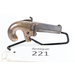 Antique handgun National Arms Co. model No1 Derringer, .41 RF single shot single action, w/ bbl leng