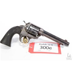 Prohib 12-6 handgun Colt model 1894 Bisley Single Action, .32 W.C.F six shot single action revolver,