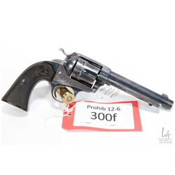 Prohib 12-6 handgun Colt model 1894 Bisley Single Action, .32 W.C.F six shot single action revolver,