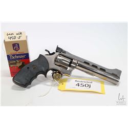 Restricted handgun Smith & Wesson model 15-3 Power Custom, .38 SPL six shot double action revolver, 