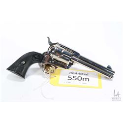 Restricted handgun Colt model 1873, .44-40 Win six shot single action revolver, w/ bbl length 121mm