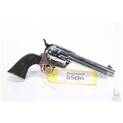 Restricted handgun Colt model 1873 Single Action Army, .44 Spcl six shot single action, w/ bbl lengt