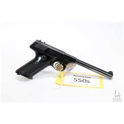 Restricted handgun Colt model Huntsman, .22 LR ten shot semi automatic, w/ bbl length 152mm [Blued f