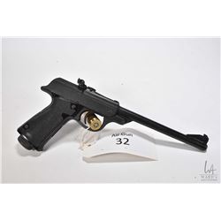 handgun Walther model LP 53, .4.5mm .177 single shot hinge break, w/ bbl length 240mm [Satin blued s
