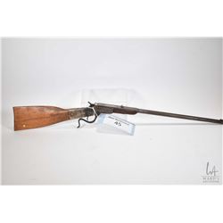 Non-Restricted rifle J. Stevens model Steven-Maynard Jr., .22 LR single shot hinge break, w/ bbl len