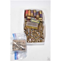 Selection of vintage ammunition including unopened Martini-Henry Rifle Rolled Case 1891 Mark III, tw