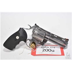 Prohib 12-6 handgun Colt model Anaconda, .44 mag six shot double action revolver, w/ bbl length 102m