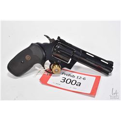 Prohib 12-6 handgun Colt model Diamondback, .22 LR six shot double action revolver, w/ bbl length 10