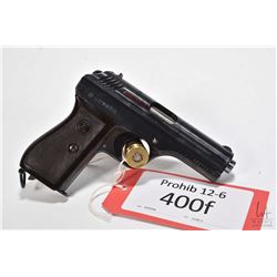 Prohib 12-6 handgun CZ model 24, .380 Auto eight shot semi automatic, w/ bbl length 90mm [Blued fini