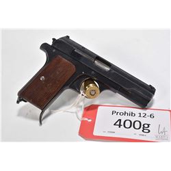 Prohib 12-6 handgun FEG model 37M, .380 Auto seven shot semi automatic, w/ bbl length 98mm [Blued fi