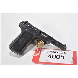 Prohib 12-6 handgun Savage model 1907, 7.65mm ten shot semi automatic, w/ bbl length 95mm [Blued fin