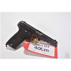 Prohib 12-6 handgun MAB model D, 7.65mm nine shot semi automatic, w/ bbl length 102mm [Blued finish 