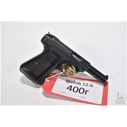 Prohib 12-6 handgun Savage model 1907, 7.65mm ten shot semi automatic, w/ bbl length 95mm [Blued fin