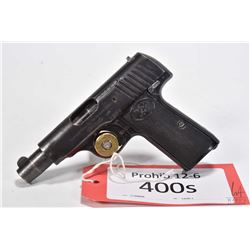 Prohib 12-6 handgun Walther model 4, 7.65mm eight shot semi automatic, w/ bbl length 88mm [Blued fin