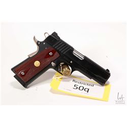 Restricted handgun Para Ordinance model PCT 1911 LTC, .45 ACP seven shot semi automatic, w/ bbl leng