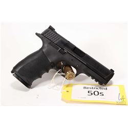 Restricted handgun Smith & Wesson model M&P 40, .40 S&W ten shot semi automatic, w/ bbl length 108mm