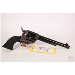 Restricted handgun Colt model 1873 SAA, .38 Spcl six shot single action, w/ bbl length 191mm [Blued