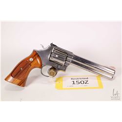 Restricted handgun Smith & Wesson model 686, .357 Mag 6 shot double action revolver, w/ bbl length 1