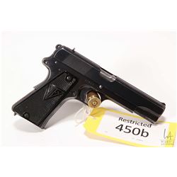 Restricted handgun F.B Radom model VIS 35, 9 mm eight shot semi automatic, w/ bbl length 114mm [Blue