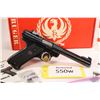 Image 2 : Restricted handgun Ruger model MK I Target, .22 LR ten shot semi automatic, w/ bbl length 140mm [Blu