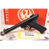 Image 3 : Restricted handgun Ruger model MK I Target, .22 LR ten shot semi automatic, w/ bbl length 140mm [Blu