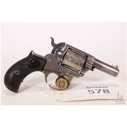 Antique handgun Colt model 1877 Thunderer, .41 LC six shot double action revolver, w/ bbl length 64m