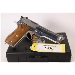 Restricted handgun Taurus model PT92 AFS, 9mm luger ten shot semi automatic, w/ bbl length 127mm [St