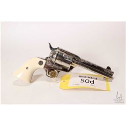 Restricted handgun Colt model 1873, .45 Long Colt six shot single action revolver, w/ bbl length 121