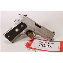 Prohib 12-6 handgun Colt model Officers MK IV series 80, .45 ACP six shot semi automatic, w/ bbl len