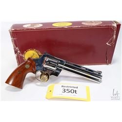 Restricted handgun Colt model Python Double Diamond 150, 357 Mag six shot double action revolver, w/