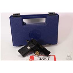 Prohib 12-6 handgun Colt model Mustang MK IV Series 80, .380 Auto seven shot semi automatic, w/ bbl