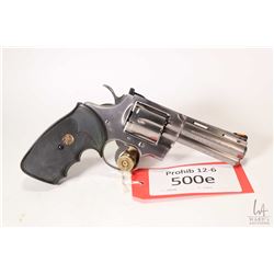 Prohib 12-6 handgun Colt model Python, .357 Magnum six shot double action revolver, w/ bbl length 10