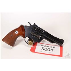 Prohib 12-6 handgun Colt model Border Patrol, .357 Magnum six shot double action revolver, w/ bbl le