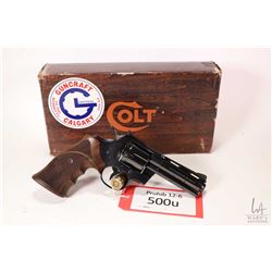 Prohib 12-6 handgun Colt model Python, .357 Magnum six shot double action revolver, w/ bbl length 10