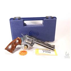 Restricted handgun Colt model Python Elite, .357 Magnum six shot double action revolver, w/ bbl leng