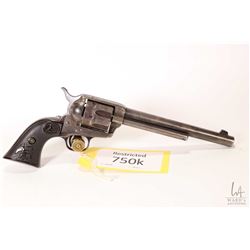 Restricted handgun Colt model Frontier Six Shooter, .44-40 Win six shot single action revolver, w/ b