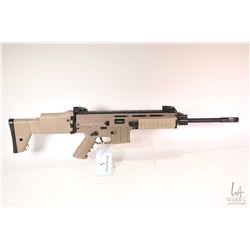 Non-Restricted rifle ISSC model MK 22, .22 LR semi automatic, w/ bbl length 16" [Black and tan two t