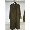 Image 1 : Canadian wool long coat with military brass buttons