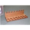 Image 2 : Ten wooden handgun racks, each to hold 8 guns