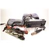 Image 1 : Various rifle slings and straps, one soft rifle case, a clamp on Stuart rifle rest and a Flextone an