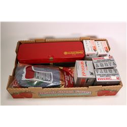 One 25 count box of Winchester Heavy Game Loads 12 gauge, 2 3/4  no. 6 shotgun shells, an 18 count b