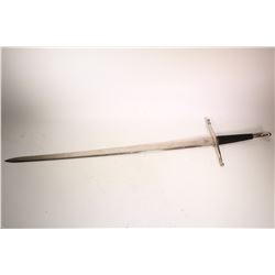 Broad sword, marked Made in Spain marked with wave in shield crest.