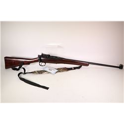 Non-Restricted rifle Lee Enfield model Sporterized, .303 Brit ten shot bolt action, w/ bbl length 23