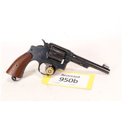 Restricted handgun Smith & Wesson model Hand Ejector 38 M&P, .38 S&W six shot double action revolver