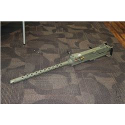Faux Browning M-2 display machine gun made up from a combination of original parts and mostly non-or