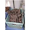 Image 1 : Crate of approximately 40 count of vintage leg hold traps.